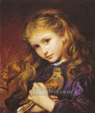 The Turtle Dove Small genre Sophie Gengembre Anderson Oil Paintings